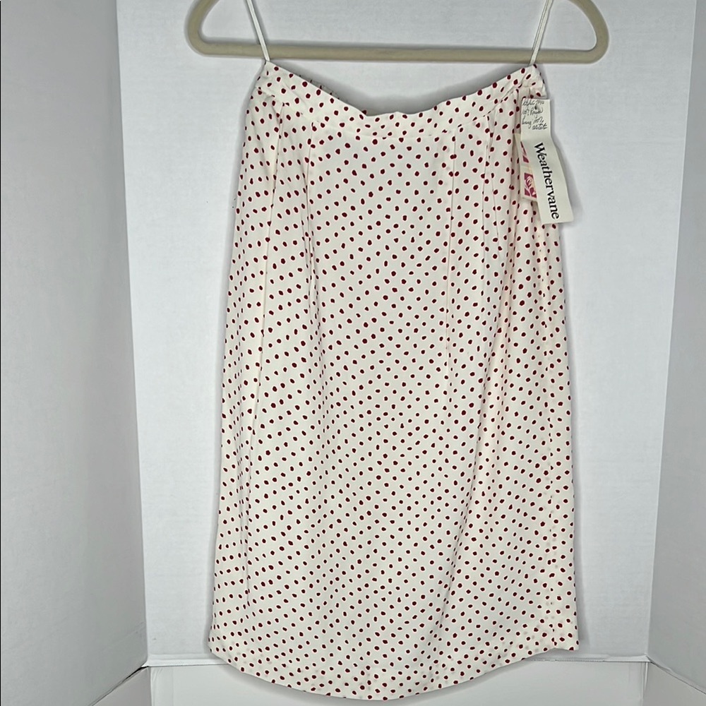 Vintage Weathervane Midi Skirt Made in USA Union ILGWU Label 8 Original Tag